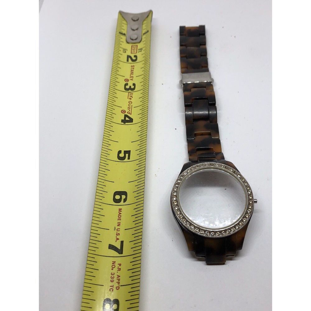 Fossil Watch Parts Stainless Steel Case Links Silver Band Clasp 18mm L366